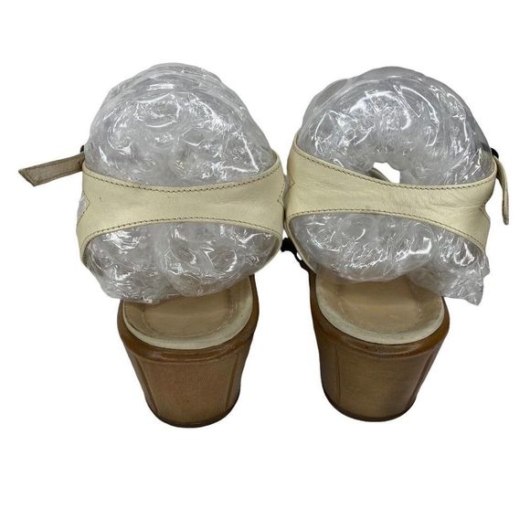 Dansko Arabella Sandals Women's 39 EUR Champagne Satin Heel Clog Shoes 8.5-9 US - Picture 7 of 9